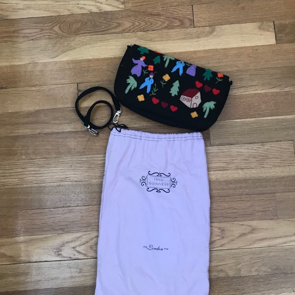 Lulu Guinness wool purse